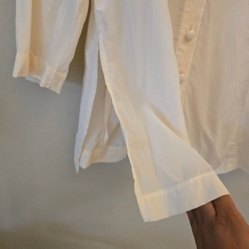 Nipon Studio Womens Blouse Button Down 100% Silk … - image 6